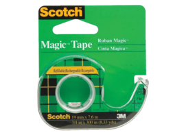 3M Scotch Double-Stick Double-Sided Tape in Dispenser, Long