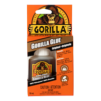 Gorilla Glue Original Multi-Purpose Indoor/Outdoor Waterproof Super Glue Adhesive, 2-oz Front_Flat