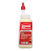 LePage Pro Carpenter's Wood Glue Adhesive For Cabinets, Furniture & Woodworking, 400-mL Front_Flat