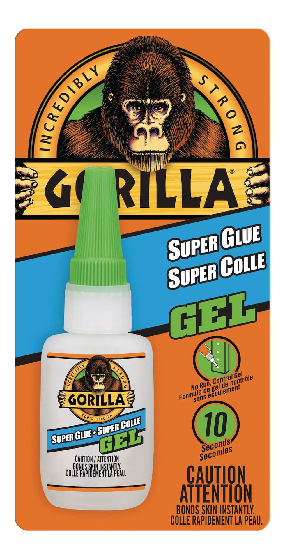 Gorilla Super Glue Gel, Clear, 15 g | Canadian Tire