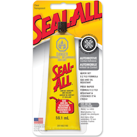 Seal All Automotive Contact Adhesive Glue & Sealant, Oil & Gas Resistant, Clear, 59.1-mL Front_Flat