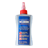 Weldbond Steel Tough Universal Adhesive Multi-Purpose Glue,  Dries Clear, 160-mL