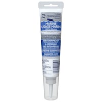 GE Marine Silicone Sealant, Waterproof, Weatherproof, Sun & Freeze-Proof, Clear, 82.8-mL