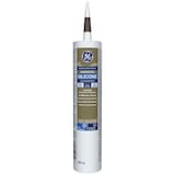 GE Silicone II Window & Door Sealant, Indoor/Outdoor, Weather & Waterproof, Brown, 299-mL Front_Flat