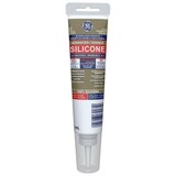 GE Silicone II Multi-Purpose Kitchen & Bath Sealant, Crack & Waterproof, Clear, 82.8-mL Front_Flat
