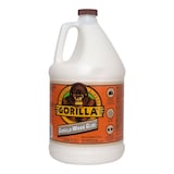 Gorilla Wood Glue, Sandable, Paintable, Indoor/Outdoor, Water-Resistant, Natural, 1-Gal Front_Flat