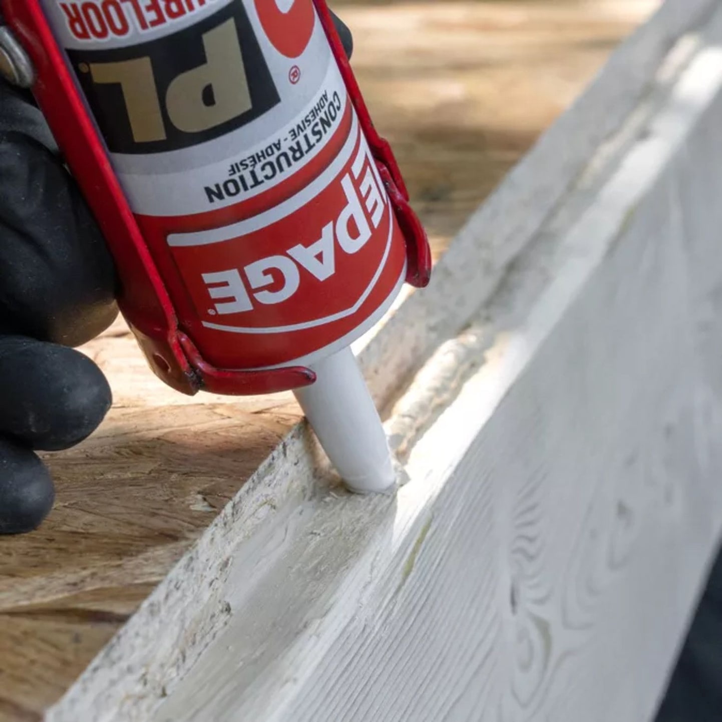LePage PL 400 SubFloor & Deck Indoor/Outdoor Construction Adhesive Glue, Brown, 295mL