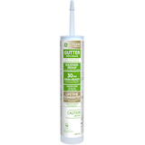 GE Gutter & Flashing Flexible Silicone Sealant, Waterproof & Weatherproof, Clear, 299-mL Front_Flat