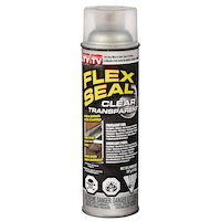 Enduit de caoutchouc liquide Flex Seal, protecteur étanche à vaporiser, transparent, 14 oz Front_Elevated