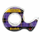3M Scotch Gift Wrapping Tape In Dispenser, Transparent Satin Finish, 19-mm x 10-m, 3-pk Front_Flat