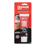 LePage No More Nails Instant Grab All-Purpose Construction Adhesive Glue, Clear, 88-mL Front_Flat