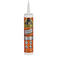 Gorilla Heavy-Duty Construction Adhesive Glue, All-Weather,  Indoor/Outdoor, White, 9-oz Front_Flat