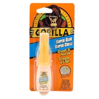 Gorilla Super Glue Brush & Nozzle, 10-g