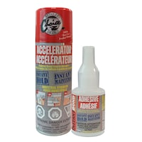 Instant Bond Multi-Purpose Adhesive Super Glue with Instant Hold Activator Spray, Small, 2-pc Front_Flat