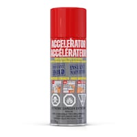 InstantBond Multi-Purpose Super Glue with Activator Spray, 100 mL Adhesive and 330 mL Activator Spray Front_Flat