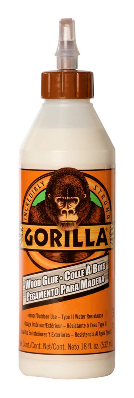 Gorilla Wood Glue, 1 Gallon Bottle, Natural Wood Color, (Pack of 1