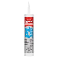 LePage PL 300 Foam Board Insulation Construction Adhesive Glue, Weatherproof, 295-mL Front_Flat