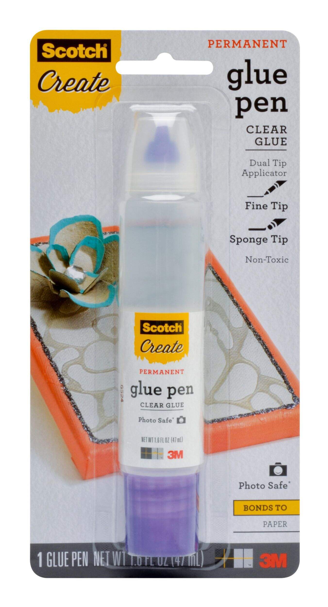 Scotch Glue Pen, Clear Front_Flat