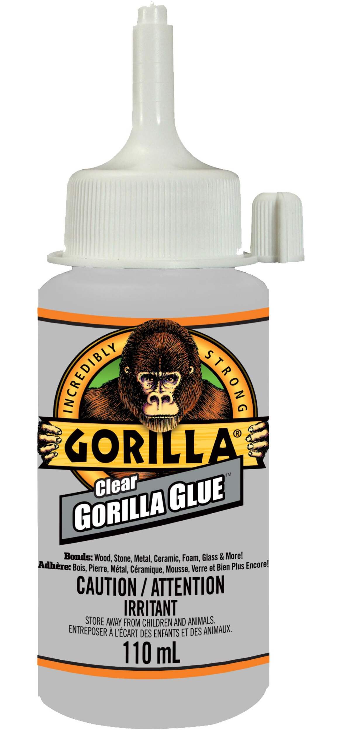 Gorilla Clear Glue, 3.25-oz Front_Flat