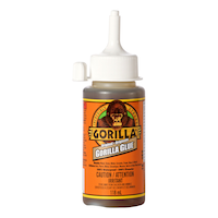 Gorilla Glue Original Multi-Purpose Indoor/Outdoor Waterproof Super Glue Adhesive, 8-oz Front_Flat