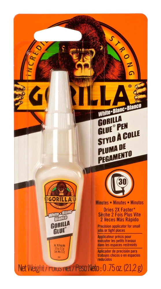 Gorilla Gorilla Glue Pen, White, 0.75oz Canadian Tire