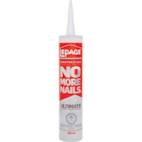 LePage No More Nails Ultimate Crystal Clear All-Purpose Construction Adhesive Glue, 266-mL Front_Flat