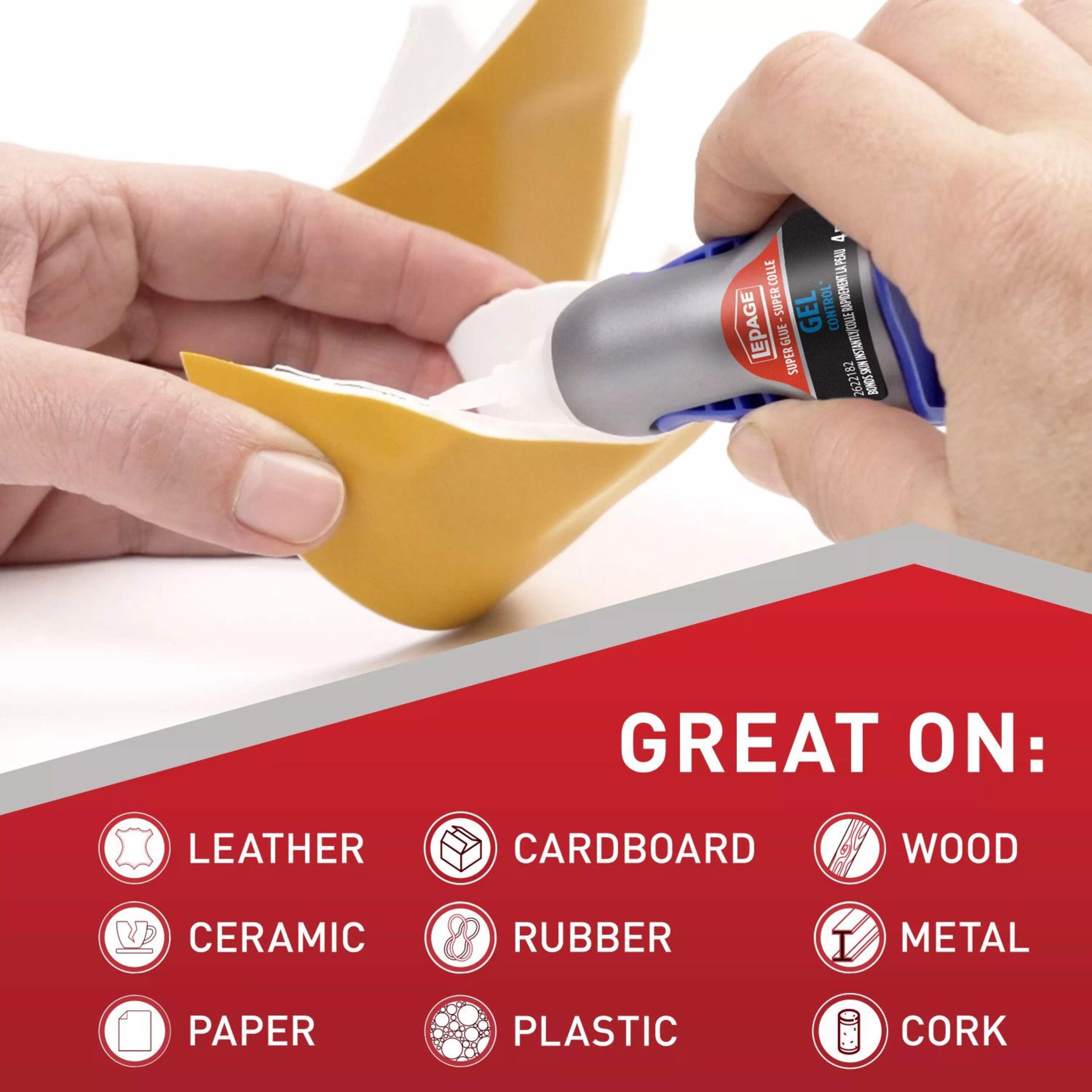 LePage Gel Control MultiPurpose Cyanoacrylate Super Glue Adhesive