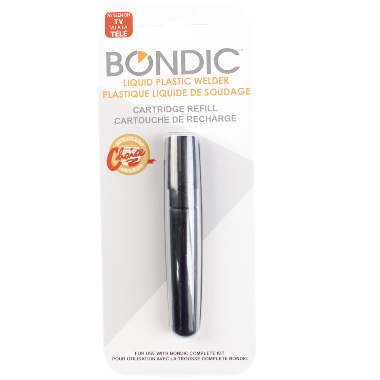 Bondic Liquid Plastic Welder Multi-Purpose Adhesive Glue Cartridge Refill,  4-g