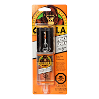 Gorilla Glue Multi-Purpose Epoxy Glue, Fast-Setting, Water-Resistant Adhesive, Clear, 25-mL Front_Flat
