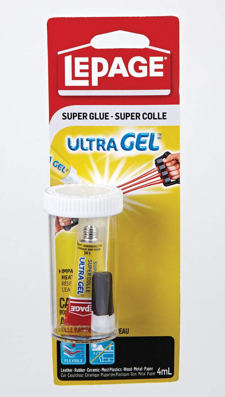 Ultra-Gel Control Super Glue Adhesive, Impact Resistant, Dries Clear, 4ml
