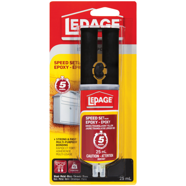 LePage 5Minute Speed Set MultiPurpose Epoxy Adhesive Glue, Water