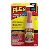 Flex Super Glue™ Hi-Performance Rubberized Adhesive Gel with Precision Tip, 15-g