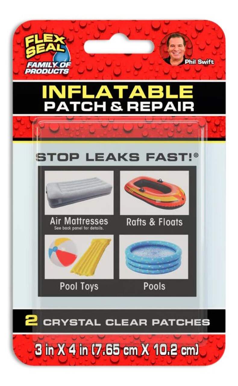 Flex Seal Inflatable Rubberized Crystal Clear Patch & Repair Kit