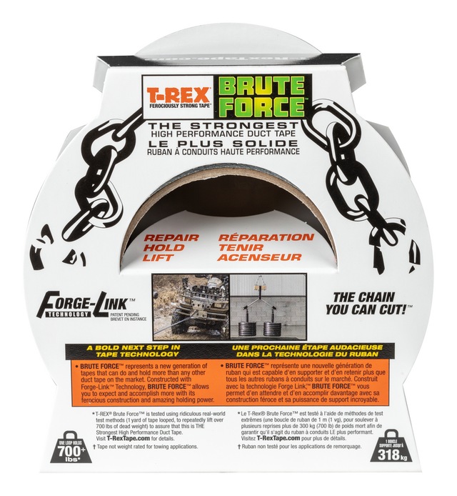 Ruban adhésif tout usage TRex Ferociously Strong Brute Force, noir, 48