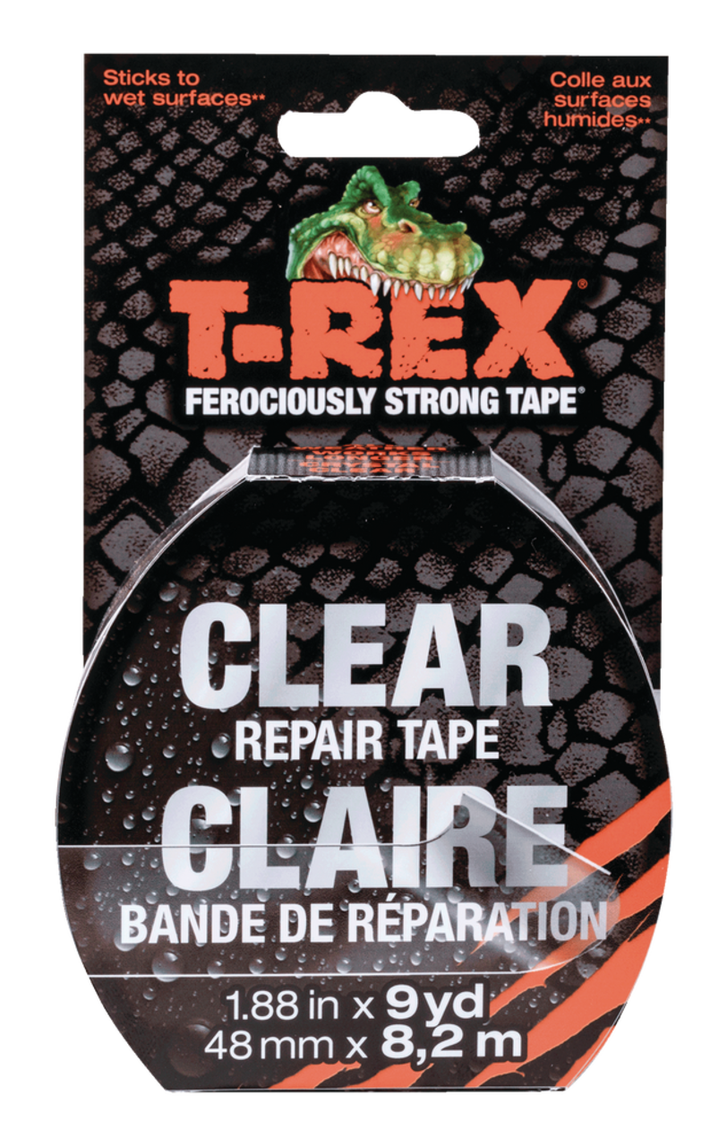 Transparent Vinyl Tape with Self-Adhesive. (1 inch x 50 ft, Gray)