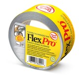 Tuck Tape FlexPro Flexible Aluminized Tape, Seals Air Ducts & Connections, 48-mm x 50-m Front_Angled_Left