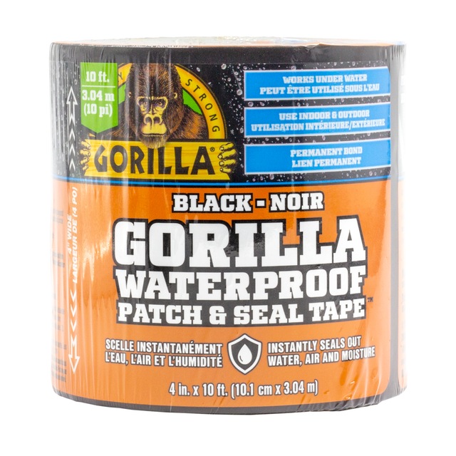 Gorilla Waterproof Patch & Seal Tape, Indoor/Outdoor/Underwater