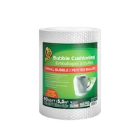 Duck Original Bubble Cushion Protective Packaging For Mailing, Moving, Storage, 12-in x 60-ft