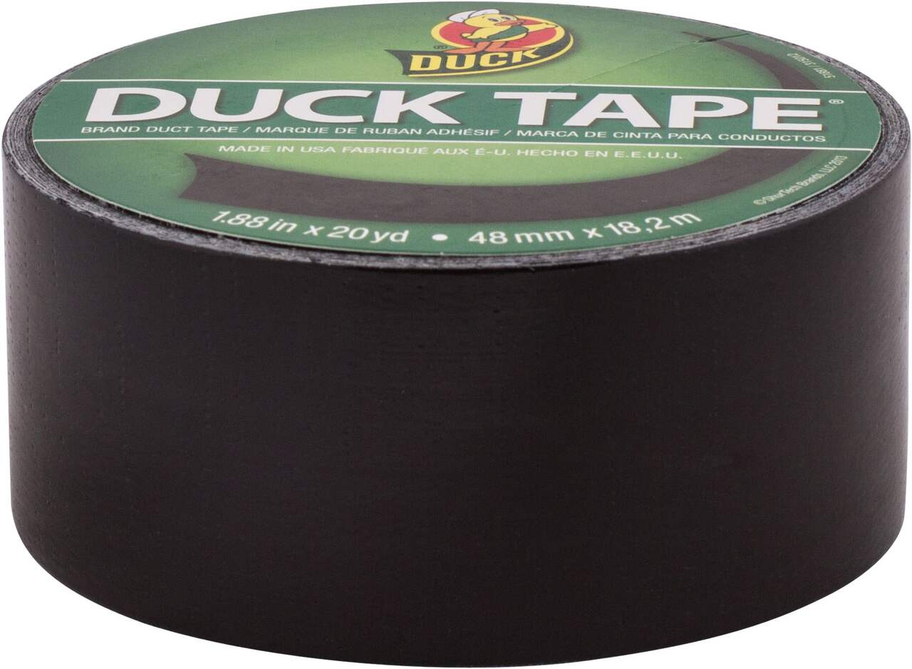 GINNVA Sticky Black Duct Tape (48mm x 7y)
