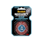 3M Scotch Mount Double Sided Mounting Tape, Holds Up To 15-lbs, Clear, 1 x  60-in