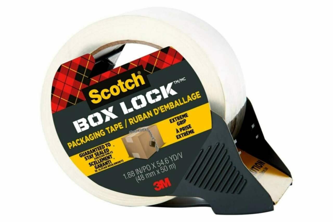 Scotch Box Lock - Ruban adhésif d'emballage - 48 mm x 50 m - transparent  Pas Cher