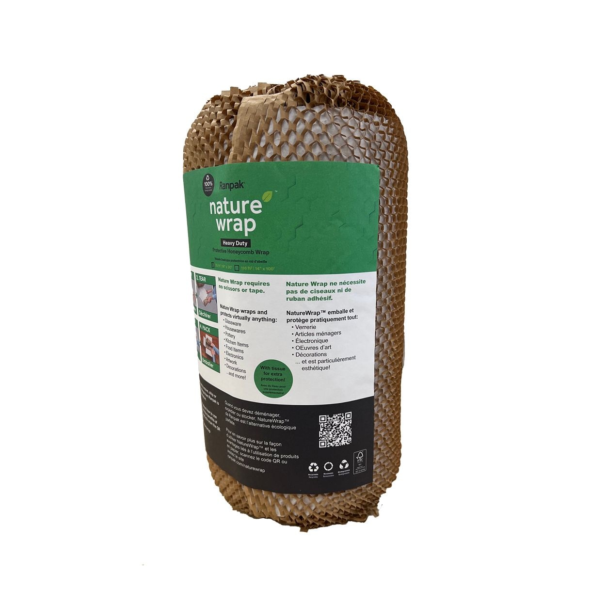 RanPak Nature Wrap, Heavy Duty Cushioning Recycled Eco