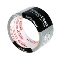Cantech Multi-Purpose Utility Duct Tape High-Strength Adhesive, Silver, 48-mm x 9.14-m Front_Angled_Left