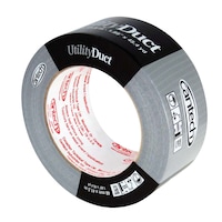 Cantech Multi-Purpose Utility Duct Tape High-Strength Adhesive, Silver, 48-mm x 41.5-m Front_Angled_Left