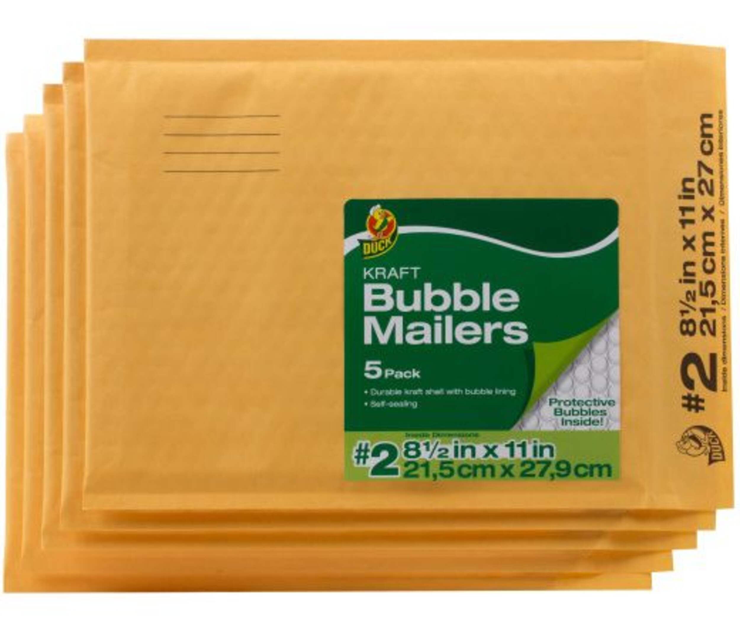 Kraft Bubble Mailers, Size 0, 5pk Canadian Tire