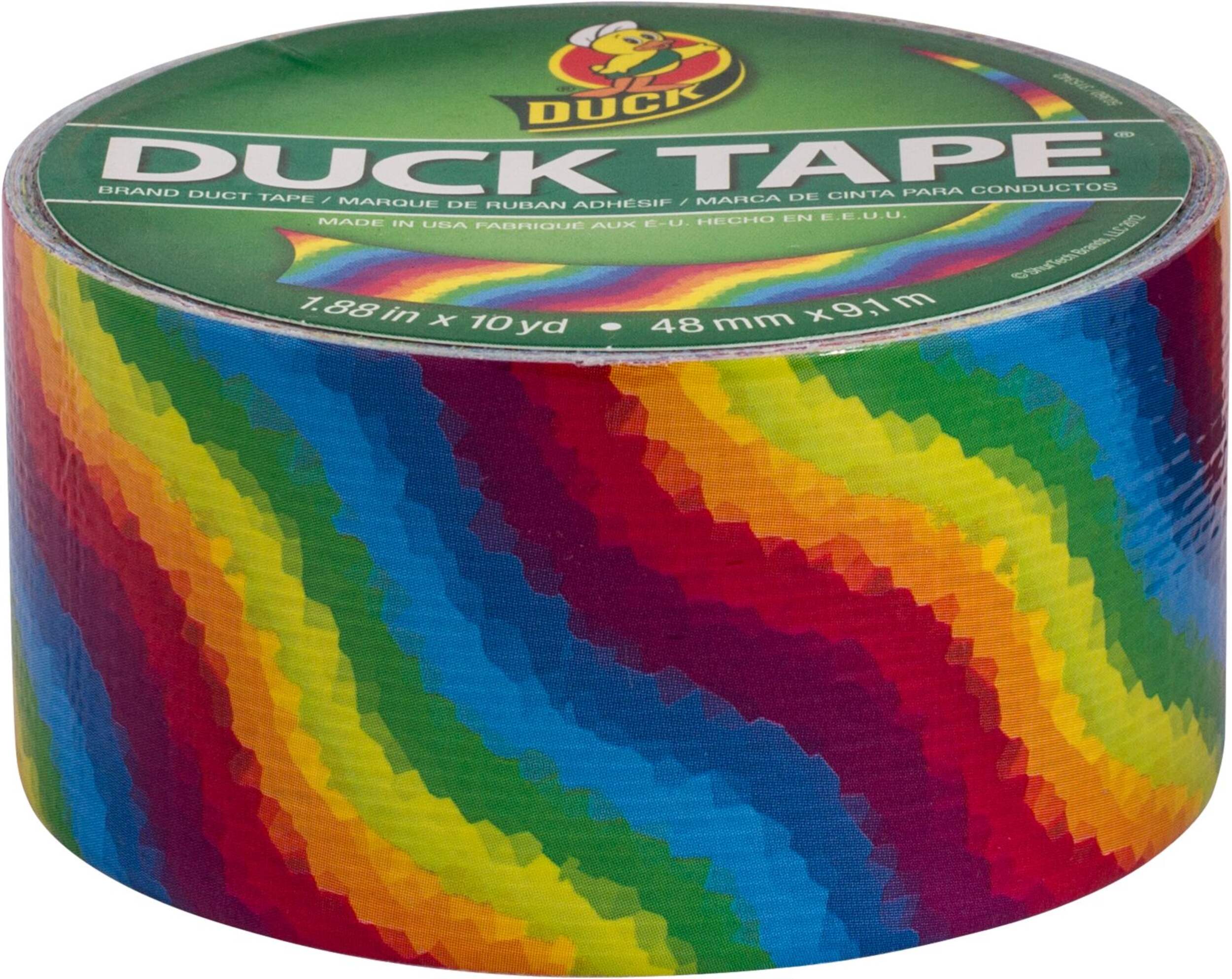 Rainbow Duck Tape Front_Elevated