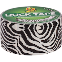Zebra Duck Tape Front_Elevated