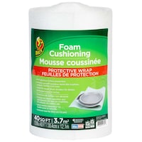 Duck Cushioning Wrap Protective Packing Foam For Mailing, Moving, Storage, 12-in x 40-ft Front_Flat