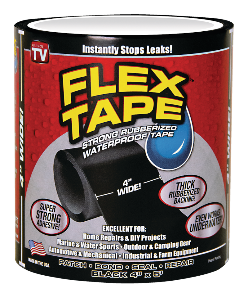 Flex Tape Rubberized Waterproof Adhesive Tape, Seals & Repairs Leaks