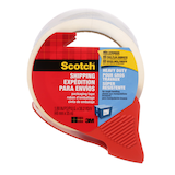 3M Scotch Heavy Duty Packaging Tape with Dispenser For Shipping/Moving/Storage, Clear, 48-mm x 35-m Front_Elevated